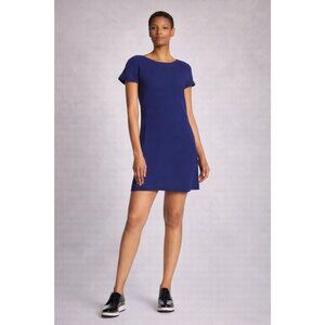 NWT Theory Jamelya Winslow Crepe Mini Dress Sea Blue